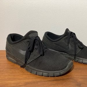 Nike Sb Janoski Air Max black mesh shoes in Men 8.5 US